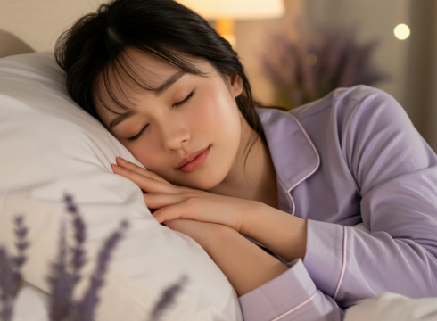 수면의 질을 상징하는 이미지